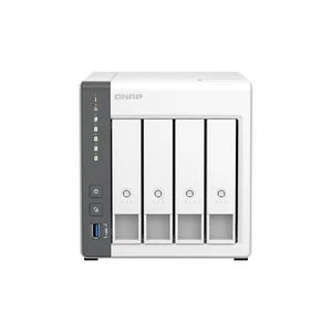 QNAP TS-433 NAS Tower ARM Cortex-A55 4 GB 0 TB QNAP QTS White - Afbeelding 1 van 1