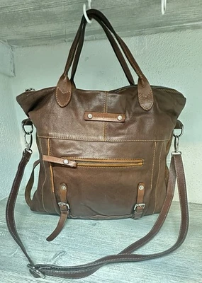 Auténtico bolso bandolera/de hombro Marco Buggiani de cuero genuino Foto 1 de 4