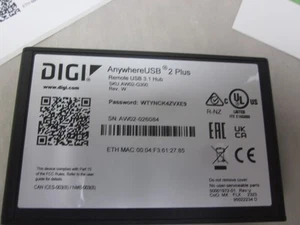 Digi Anywhere USB 2 Plus Remote USB 3.1 Hub AW02-G300 - New - Afbeelding 1 van 2