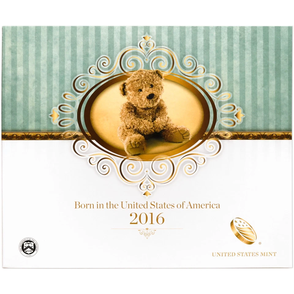 2016 Born in the USA Birth Year Proof Set 5 Coins Original US Mint OGP & COA - Image 1 of 4