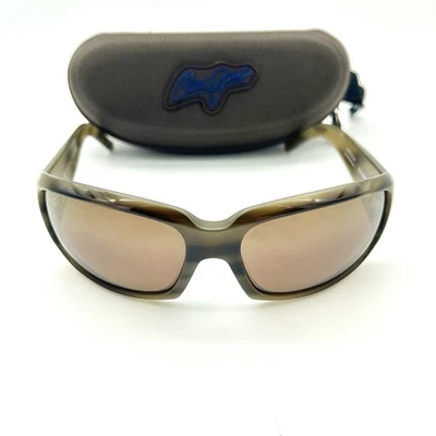 MAUI JIM BLUE WATER SUNGLASSES Sandstone w/ Bronze Polarized Lenses MJ 236-22 - Image 1 of 4