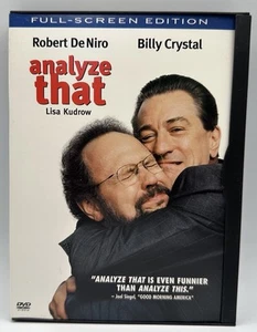 Analyze That DVD Fullscreen Robert De Niro Billy Crystal Lisa Kudrow 2002 - Picture 1 of 3
