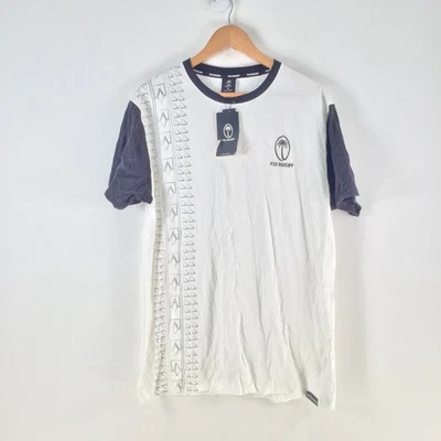 NEW Fiji Rugby mens t shirt size XL white short sleeve round neck cotton 120750 - image 1 of 4