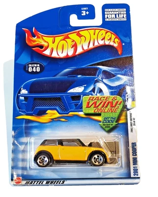 ✅  Hot Wheels 2001 MINI COOPER bicolor in OVP * 2002 First Editions * MOC - Bild 1 von 4