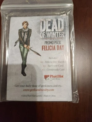 Plaid Hat Games Dead of Winter Felicia Day Promo - Image 1 of 2