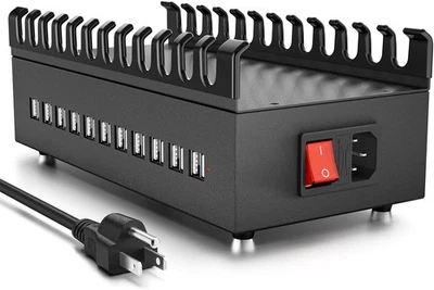 USB Charger Block, 300W 22 Port USB Charging Station for Multiple Devices - Image 1 of 4
