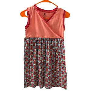 Tea Collection Pink Watermelon Summer Sleeveless Cotton Dress Size 10 - Picture 1 of 4