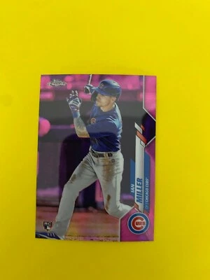 2020 TOPPS CHROME PINK IAN MILLER RC # U-28 - Image 1 of 4