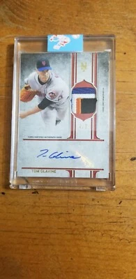 2015 TOPPS SUPREME TOM GLAVINE JERSEY/AUTO /5 - Image 1 of 2