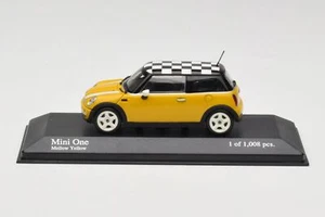 431138104 Mini Cooper One Yellow Minichamps 1/43 - Foto 1 di 5