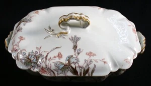 Vint~OLD CARNATION~1890's~HAVILAND LIMOGES~Porcelain~VEGETABLE DISH~11"x6.5"x2.5 - Picture 1 of 9