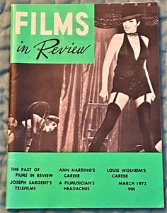 Charles Phillips Reilly / FILMS IN REVIEW MARCH 1972 FEATURING LIZA MINNELLI - Picture 1 of 1