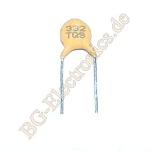 100 x 3300pF 3.30nF 500V RM5 Keramik Kondensator Capacitor ce Thomson  100pcs - Imagen 1 de 1