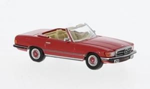 Brekina PCX870480 H0 1:87 Mercedes SL (R107) rot 1971 NEU OVP