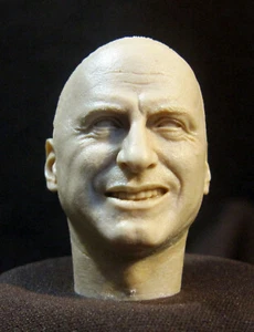 E# D-14 George C. Scott as PATTON CUSTOM RESIN UNPAINTED HEAD SCULPT 1/6 scale - Picture 1 of 3