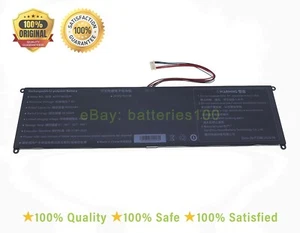 Original 7.6V 5000mAh MICROTECH CoreBook Lite CBL15B 15.6 SJY-3670138-2S battery - Afbeelding 1 van 4