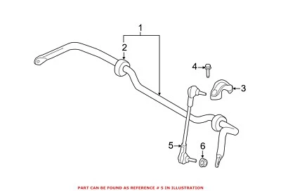 Genuine OEM Suspension Stabilizer Bar Link for Mini 31306862863 - Image 1 of 2