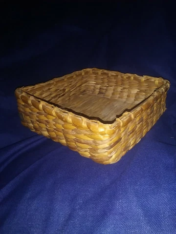 SCGullah Handmade ~SWEET GRASS BASKET~ Square Frame Cover