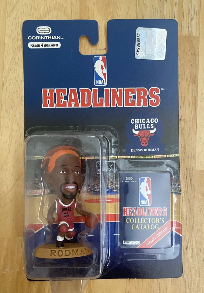 DENNIS RODMAN - Chicago Bulls 1997 Corinthian NBA Headliners | Yellow Hair