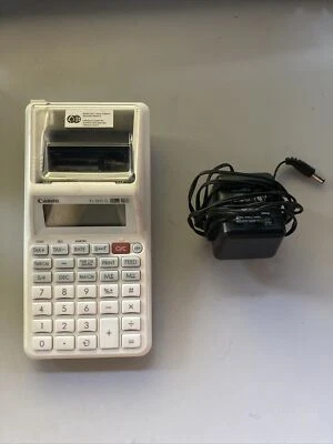 Canon P1-DHV G Printing Calculator, 12 Digits 2 Color Print w/ Power Adapter - Image 1 of 3