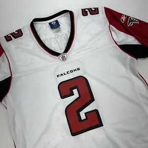 Atlanta Falcons #2 Ryan NFL Onfield Reebok Jersey Woman’s XL White Red - Picture 1 of 17