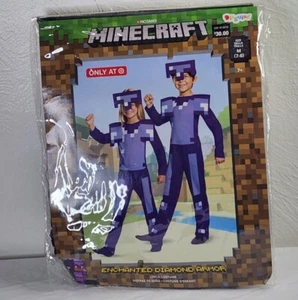 MInecraft Verzauberte Diamantrüstung Kinderkostüm GRÖSSE M 7-8 - Bild 1 von 6
