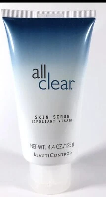 All Clear Beauticontrol All Clear Skin Scrub 4.4 Oz New Sealed - Image 1 of 3