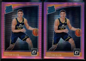 LOT (2) GRAYSON ALLEN 2018/19 OPTIC #156 RATED ROOKIE HYPER PINK (READ) FC5719 - Picture 1 of 1