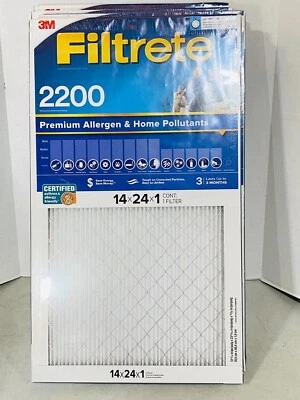 Filtrete Smart Air Filter S-EA23-4 14"x24"x1", 2200 MPR- 4-Pack - Image 1 of 4