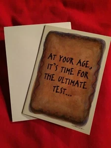 Naughty Greeting Card Funny Humor Sarcastic Joke Happy Birthday  - Picture 1 of 2