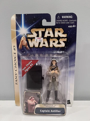 Star Wars 3.75" CAPTAIN ANTILLES Tantive IV Invasion Fan's Choice 2004 Hasbro Cover