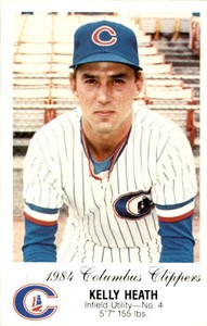 1984 Columbus Clippers Police #11 Kelly Heath - NM