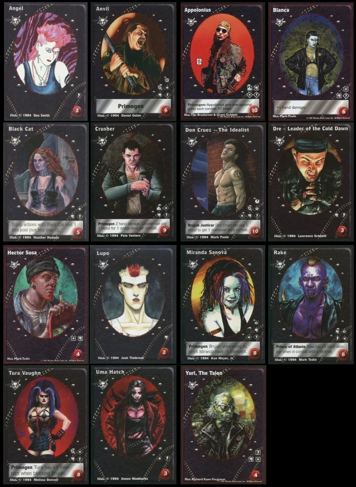Brujah Complete Jyhad Crypt G1 Vampires Jyhad V:TES VTES Vampire CCG - Image 1 of 1