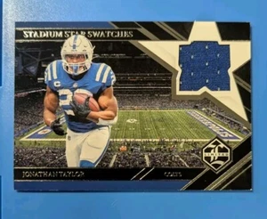 2022 Jonathan Taylor Limited Stadium Star Swatches Silver /75 - Picture 1 of 4