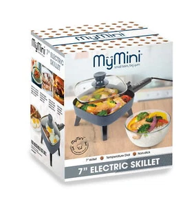 Electric Skillet, 7 Inch, Gray - Picture 1 of 7