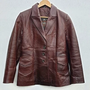 EL Leather Jacket Vintage Retro - Picture 1 of 12