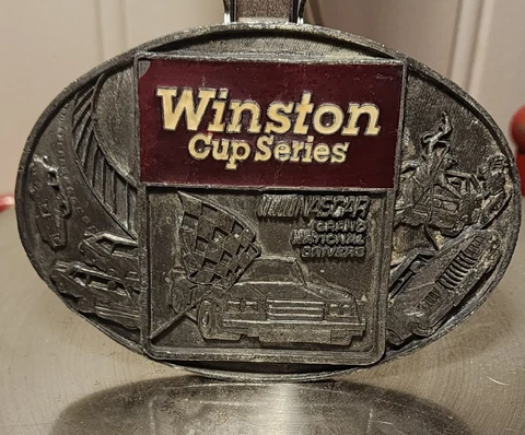 1988 vintage nascar WINSTON Cup Series belt buckle Cover