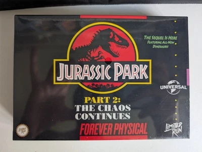 Jurassic Park Part 2 The Chaos Continues - Snes - Limited Run Games - NTSC - New - Image 1 of 2