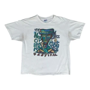 Vintage 1995 New Orleans Jazz And Heritage Festival Graphic T Shirt XL - Picture 1 of 6