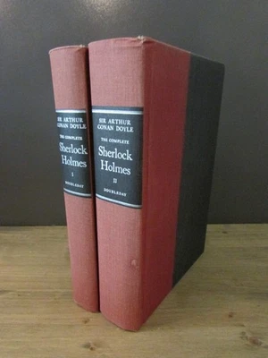 Vtg The Complete SHERLOCK HOLMES 1 & 2 - 1930 HC Book by Sir Arthur Conan Doyle Foto 1 de 4