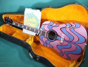 Gibson J-160E MAGICAL PAINT - Picture 1 of 11