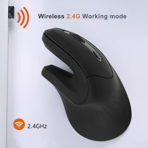 2.4G Wireless Vertical Mouse Ergonomics Vertical Mouse Office Game Mouse 3 AM - Picture 1 of 14