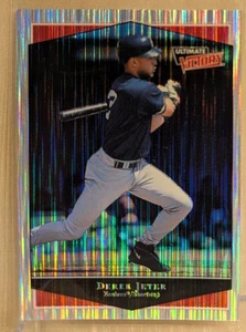 Ultimate Victory 1999 paralelo #72 Derek Jeter Yankees patio raro refractor de lluvia - Imagen 1 de 2