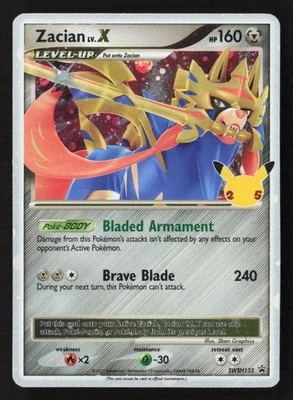 Zacian LV. X Promo SWSH: Sword & Shield Promo Cards SWSH135 NM - Image 1 of 2