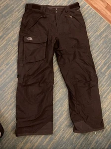 The North Face HyVent Insulated Pants Mens L Black Ski Snowboard Vented - Picture 1 of 8