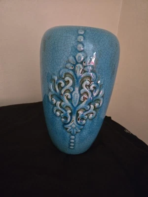 Jarrón grande verde azulado Foto 1 de 2