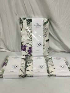 The Company Store Timeless Garden Sateen Duvet Cover & Pillowcases / Shams-queen - Picture 1 of 6