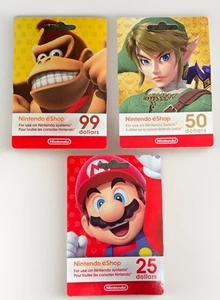 Nintendo Eshop Card Art Set NO CASH VALUE $0 Collectable - Bild 1 von 4