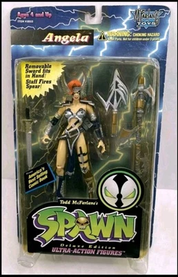 Boneco Spawn Deluxe Edition 6” Angela Ultra 1995 Todd McFarlane Toys novo - Imagem 1 de 4