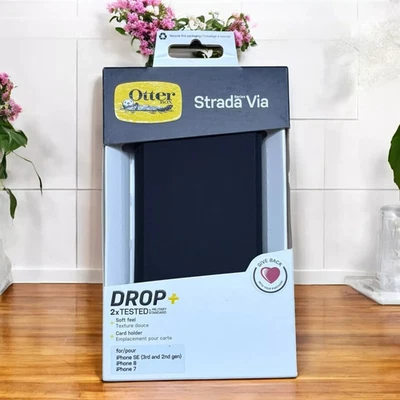 Official Genuine Otterbox iPhone SE 2022/2020/8/7 Strada Folio Case Wallet Cover - Image 1 of 4